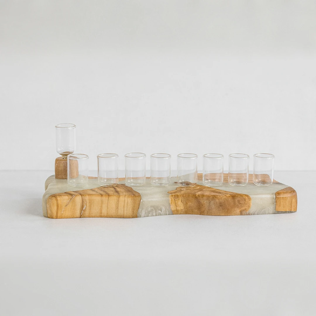 חנוכיה שרף לבן