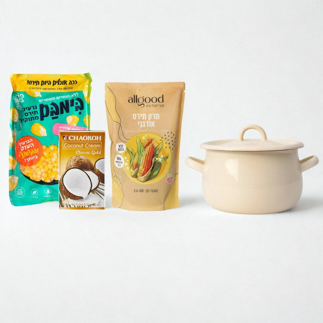 מארז מרק תירס חם