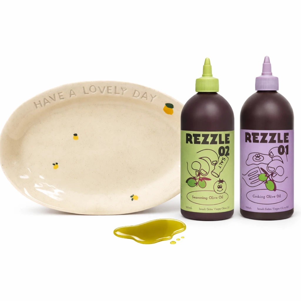 מארז שמן זית לבישול והגשה